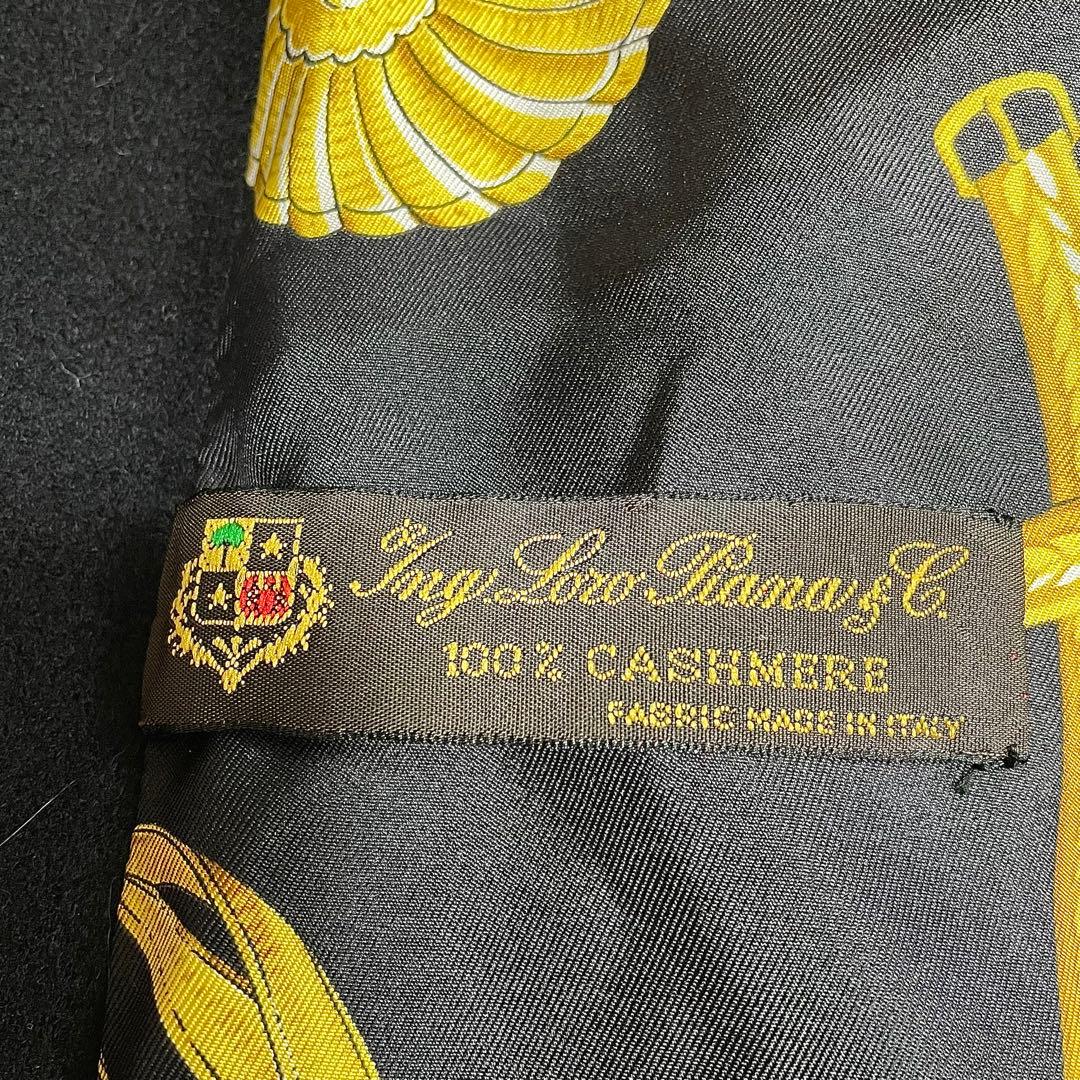 【上質】 ✨ヘルノ xロロピアーナ カシミヤxシルク ミンクファー付コート 42