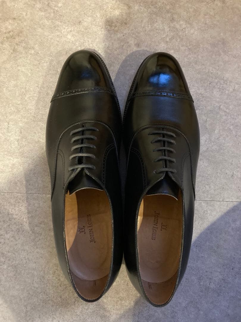 未使用 希少 john lobb ボノーラ製 philip 8.5E