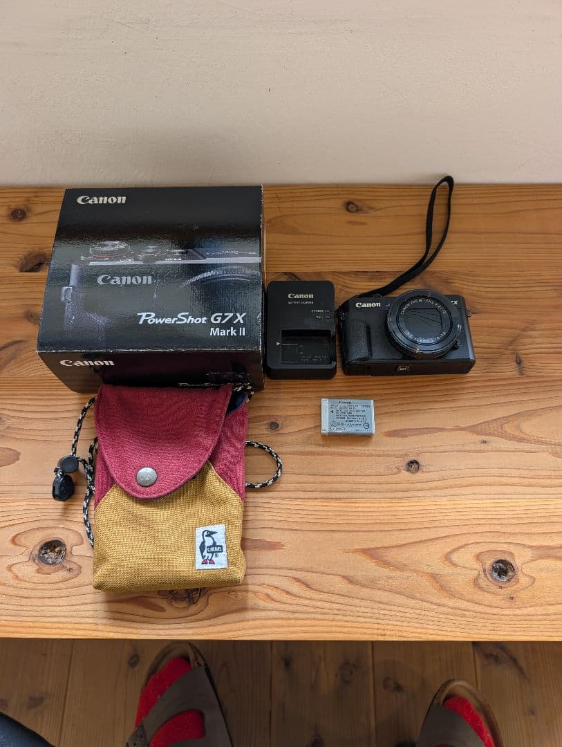 Canon PowerShot G7 X Mark II 本体と付属品　おまけ