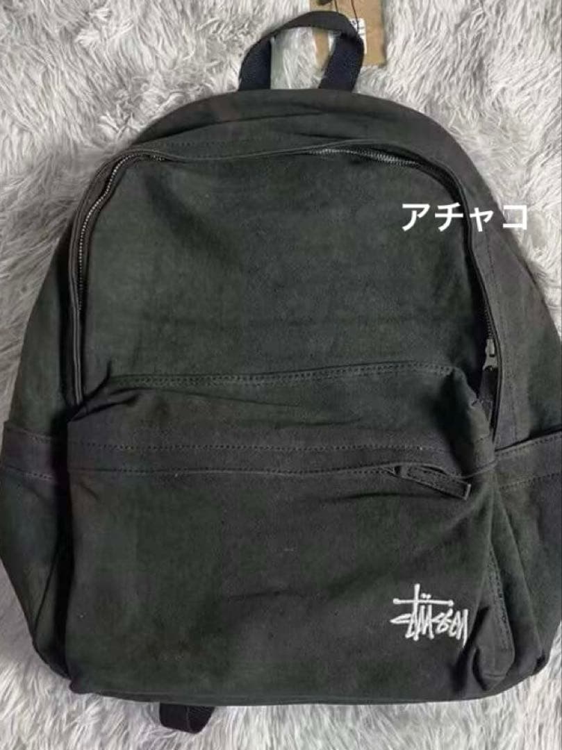 Stussy リュックバックパック Washed Black