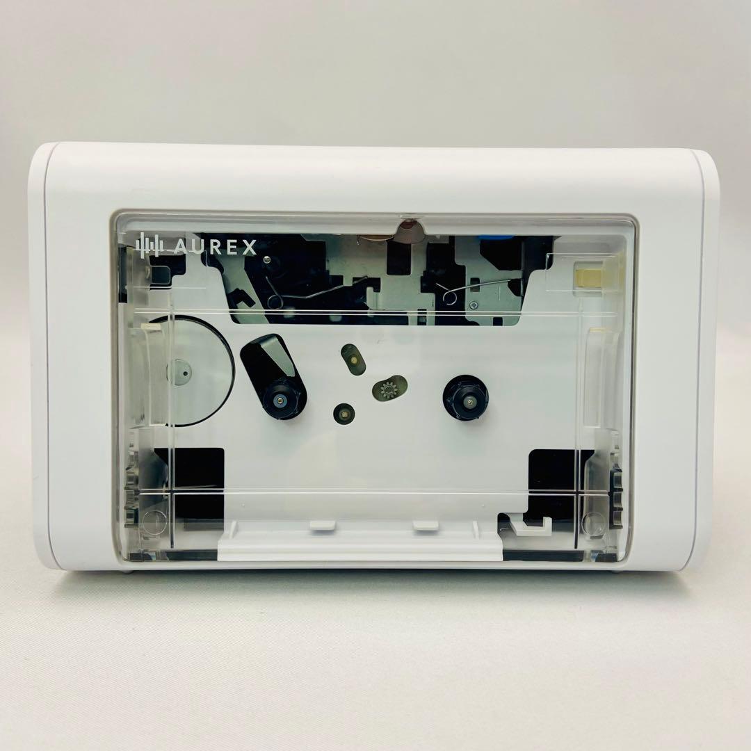 【美品】AUREX AX-R10C スピーカー内蔵 カセットプレーヤー 充電式