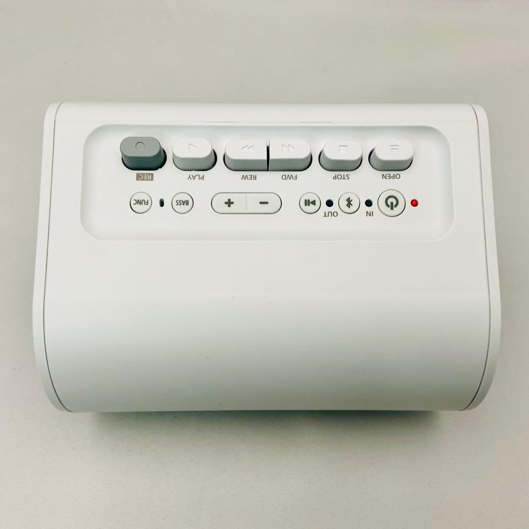 【美品】AUREX AX-R10C スピーカー内蔵 カセットプレーヤー 充電式