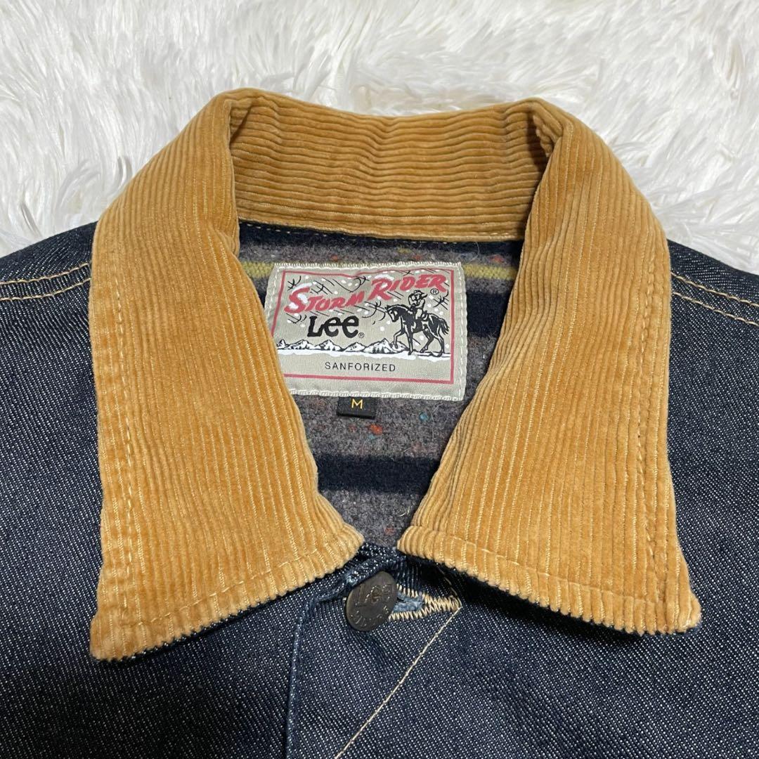 Lee ストームライダー デニムジャケット コーデュロイ 裏地 M 美品
