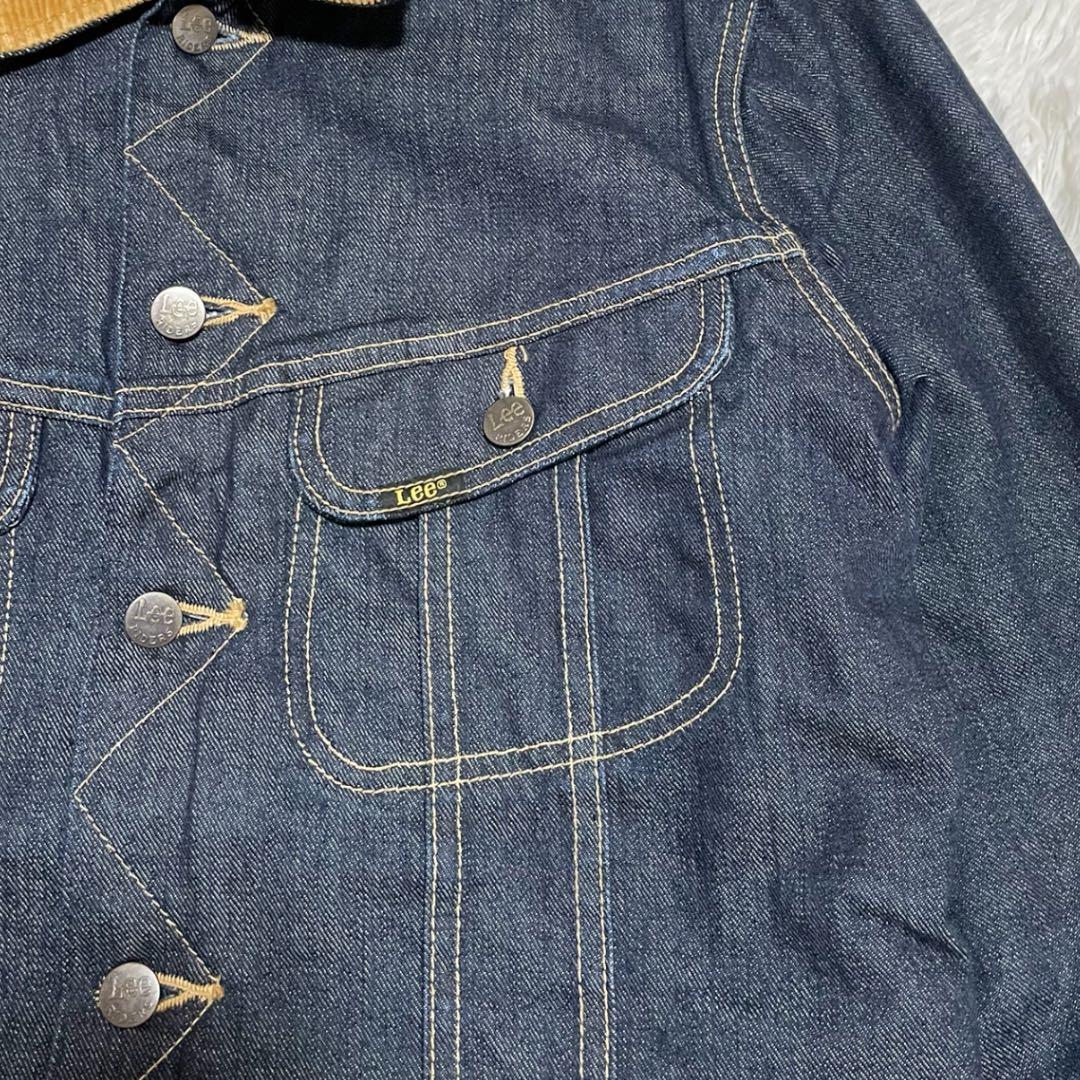 Lee ストームライダー デニムジャケット コーデュロイ 裏地 M 美品