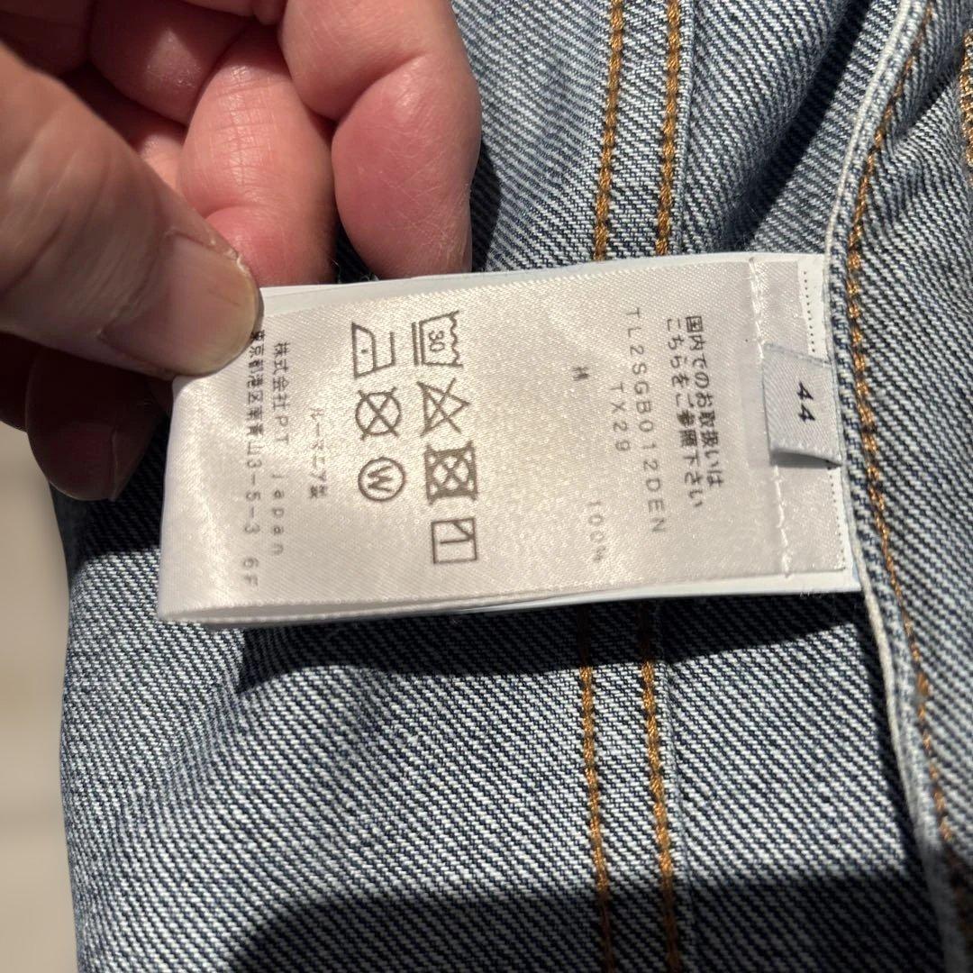 PT TORINO／PTトリノ／デニムジャケット／インディゴ／44