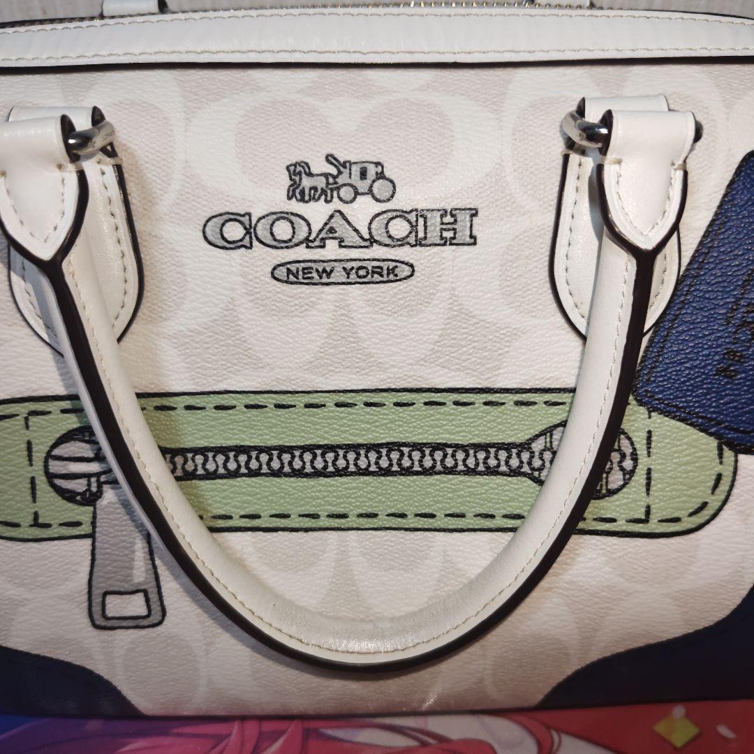 COACH ローアン サッチェル 騙し絵 2wayボストンバッグ