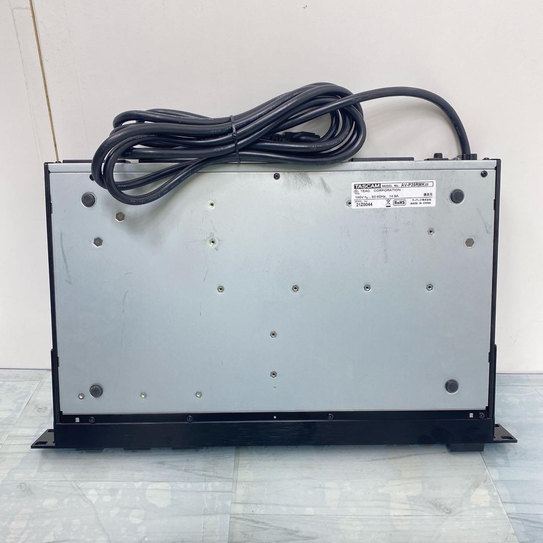 美品　TASCAM AV-P25RMKIII パワーディストリビューター