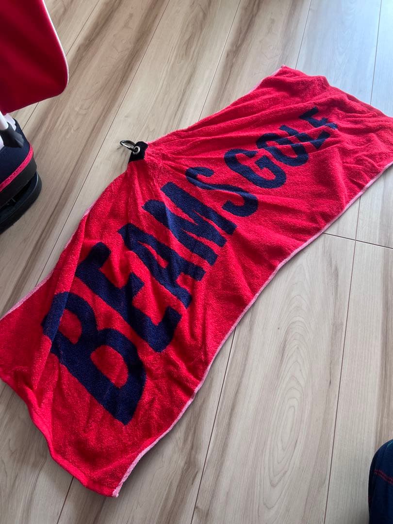 BEAMS GOLF キャディバッグ 【おまけ付き】カラビナ付きタオル