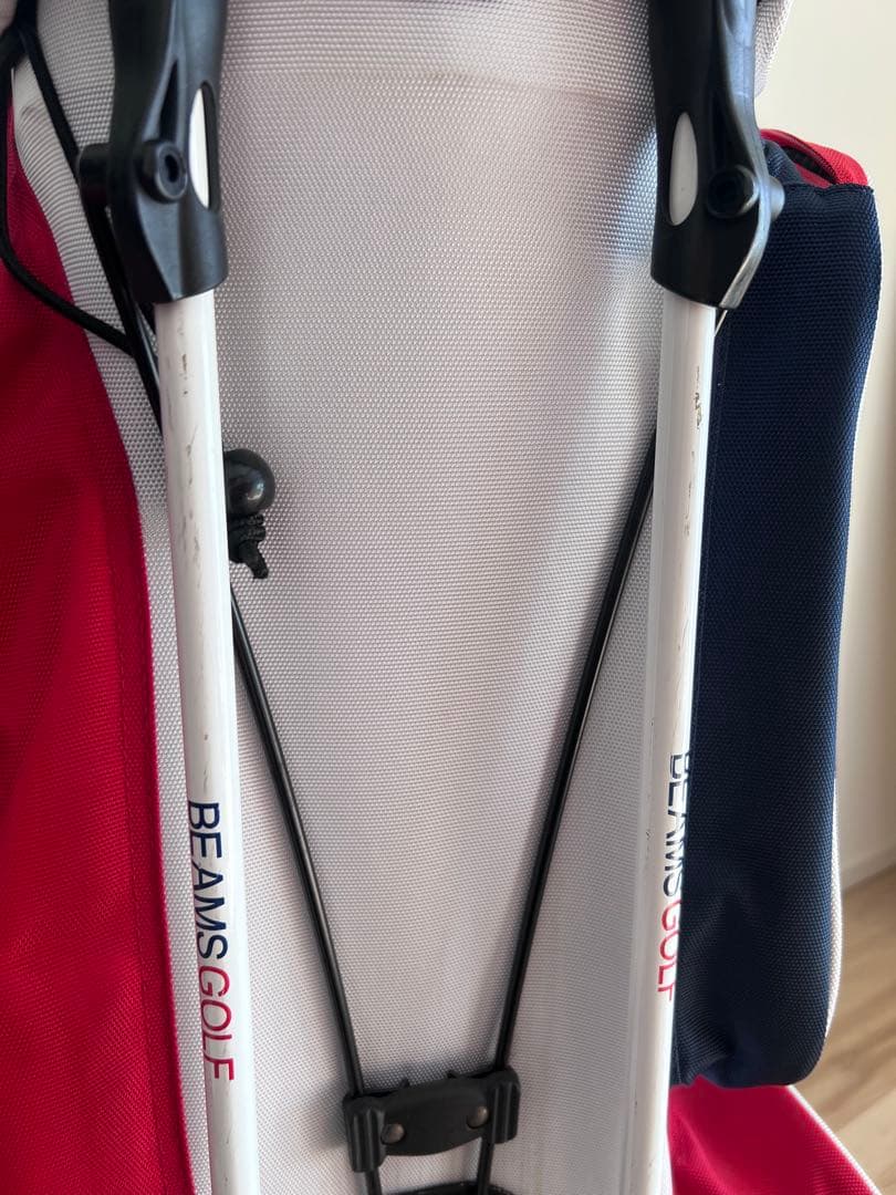 BEAMS GOLF キャディバッグ 【おまけ付き】カラビナ付きタオル