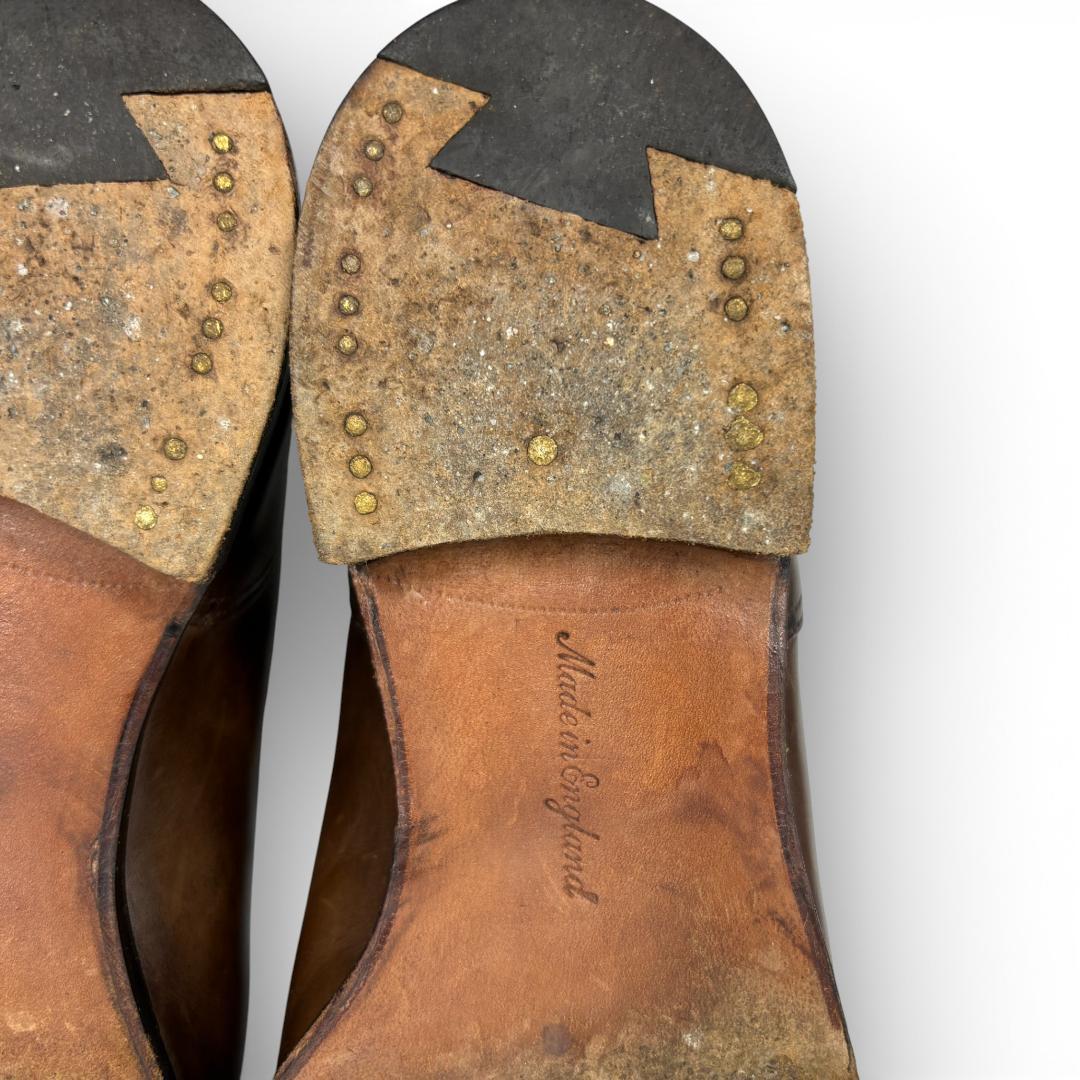 希少サイズ エドワードグリーン Dover UK5E 24cm 32ラスト 濃茶