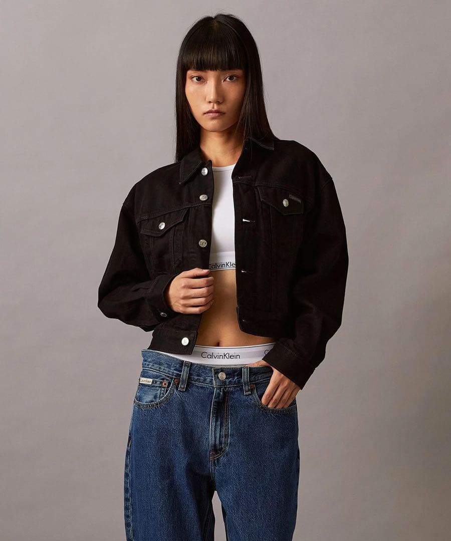 新品タグ付   Jeans ブラック デニムジャケット