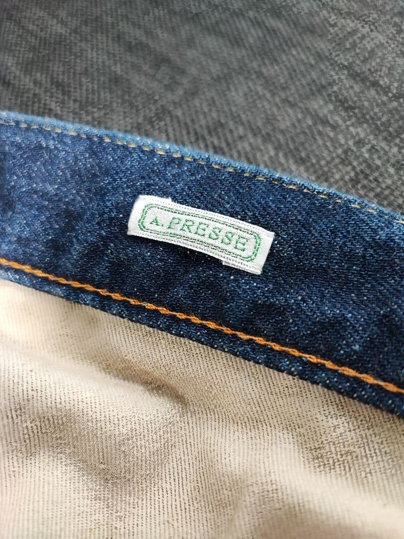 パンツ a.presse washed denim pants 36/30