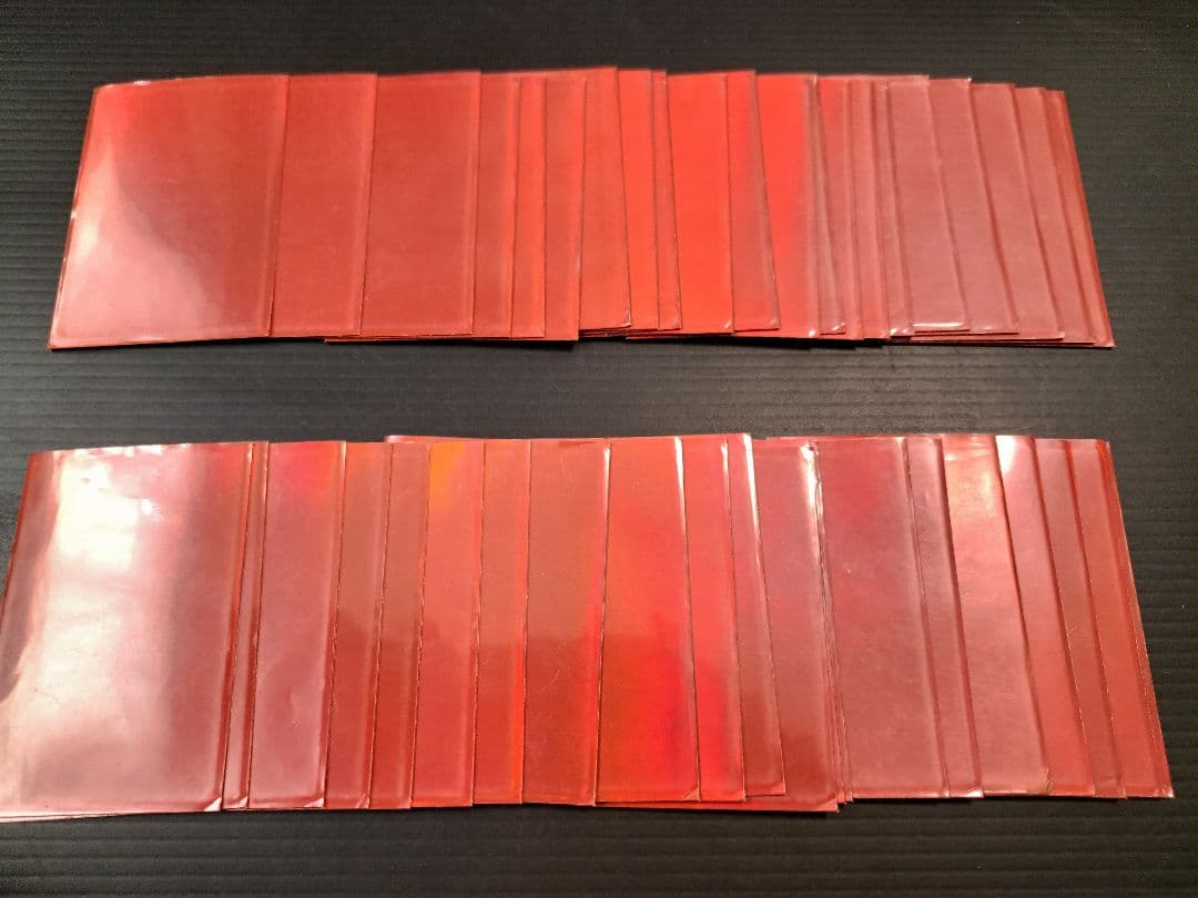 遊戯王　スリーブ　GX 十代　赤　絶版　プロテクター　43枚　希少