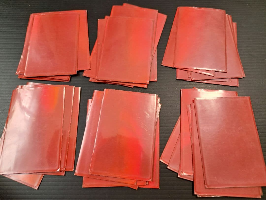 遊戯王　スリーブ　GX 十代　赤　絶版　プロテクター　43枚　希少