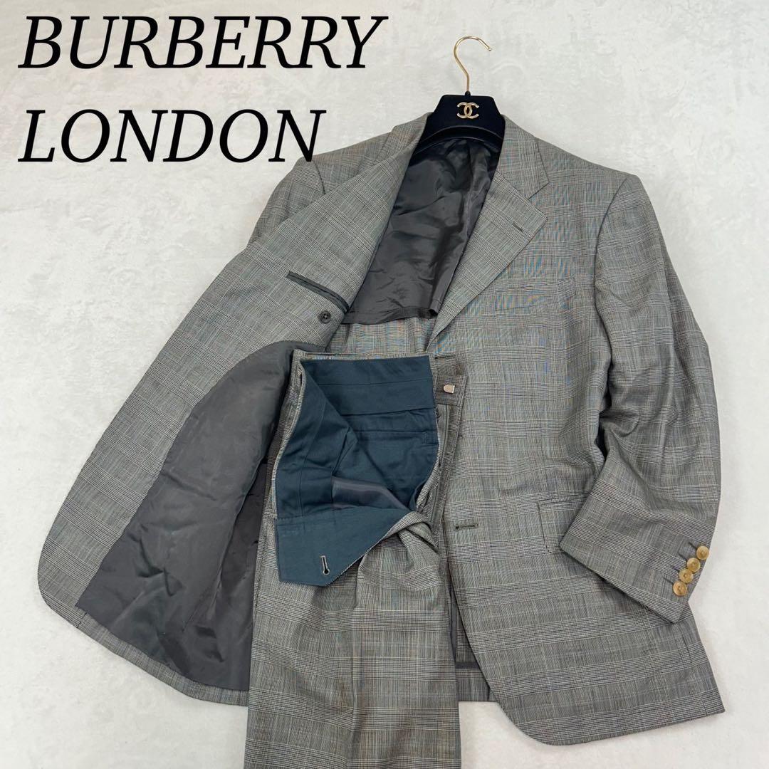 J363 M バーバリーロンドン スーツ上下 グレー メンズ
