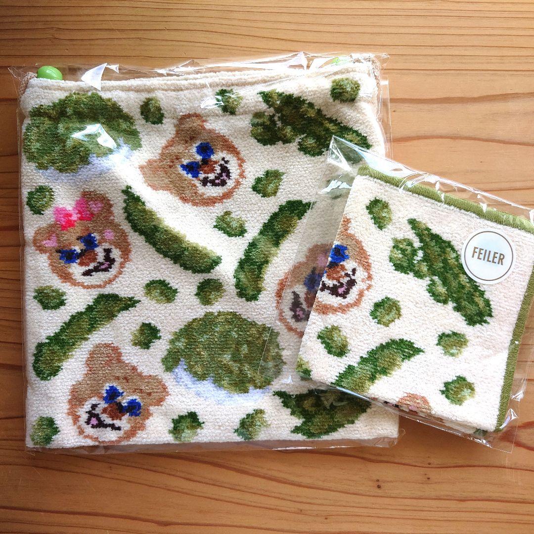 新品　ラブラリー バイ フェイラー　ニコニナズンダッチャ　仙台　ハンカチ　巾着