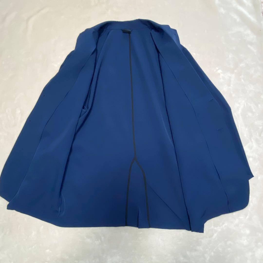 ニューバランス　テーラードジャケット　ネイビー　ストレッチ　アンコン　2XL