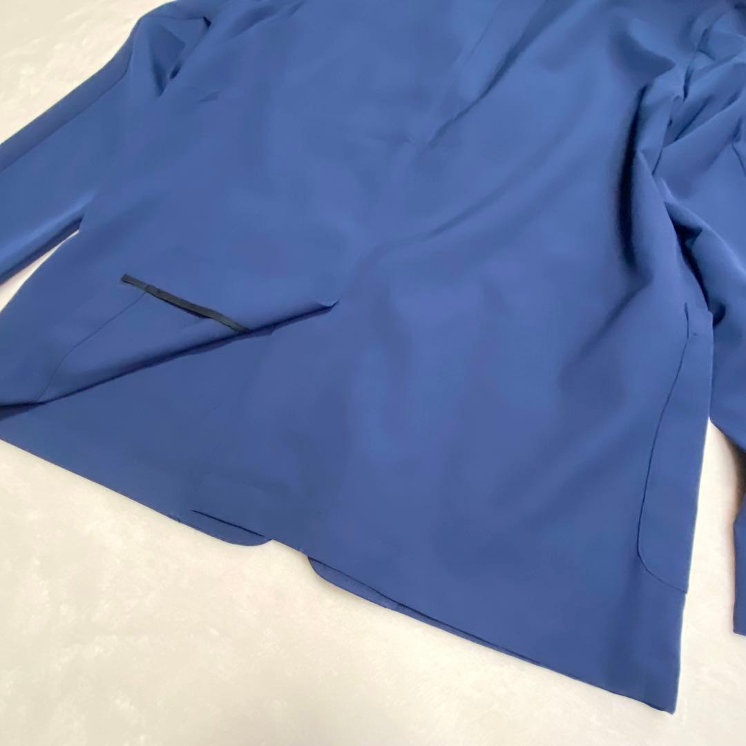 ニューバランス　テーラードジャケット　ネイビー　ストレッチ　アンコン　2XL