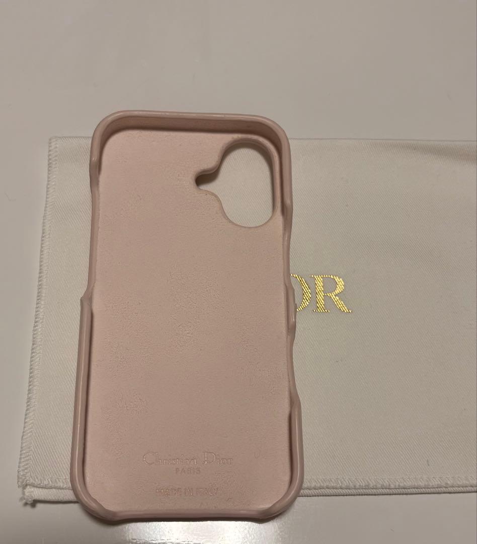 DIOR ピンク キルティングiPhoneケース
