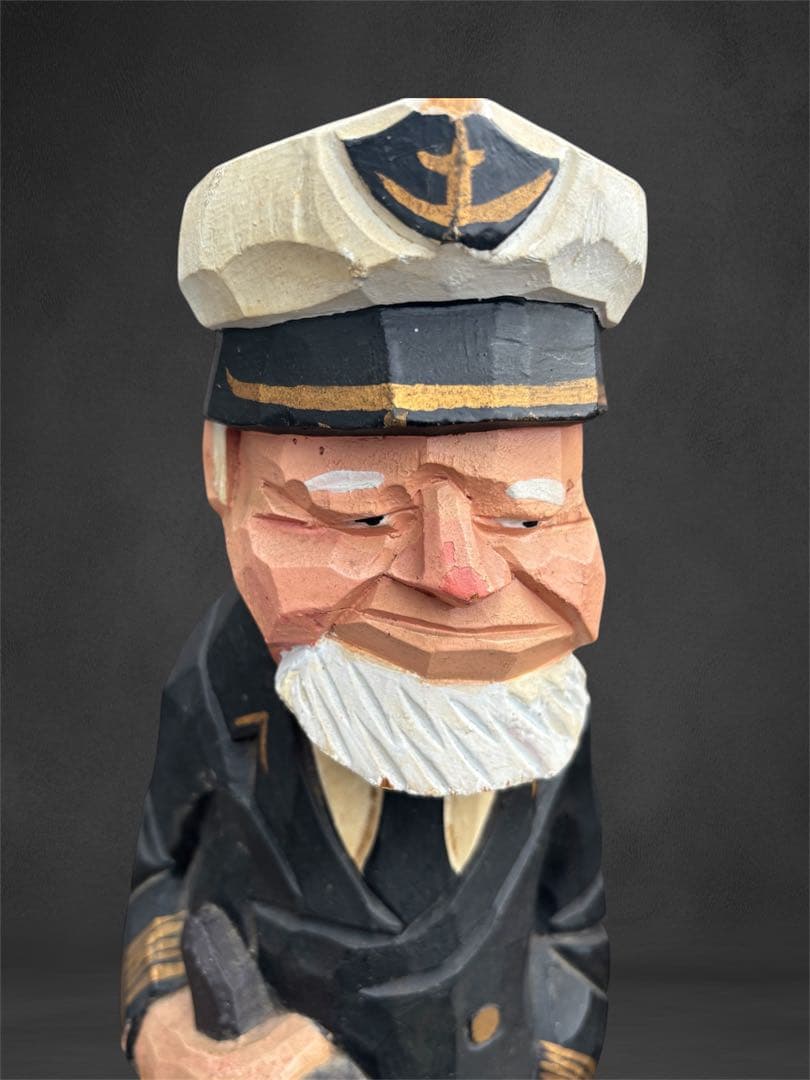 マドロス　人形　木彫り　船長　海賊　セット　ヴィンテージ　置物