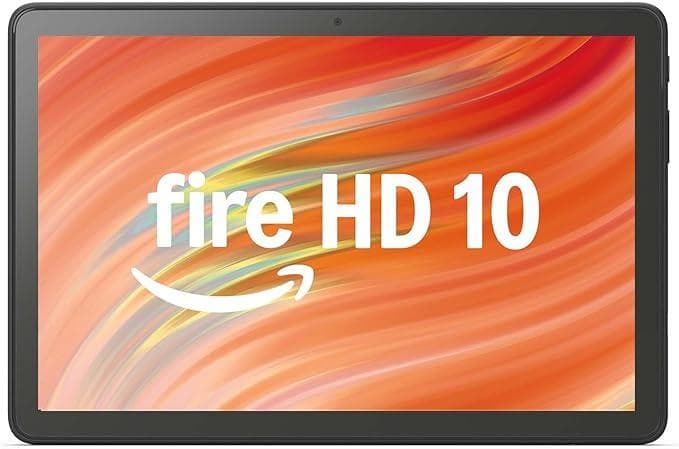 【タブレット】Amazon Fire HD 10 ブラック（スタンド付き）