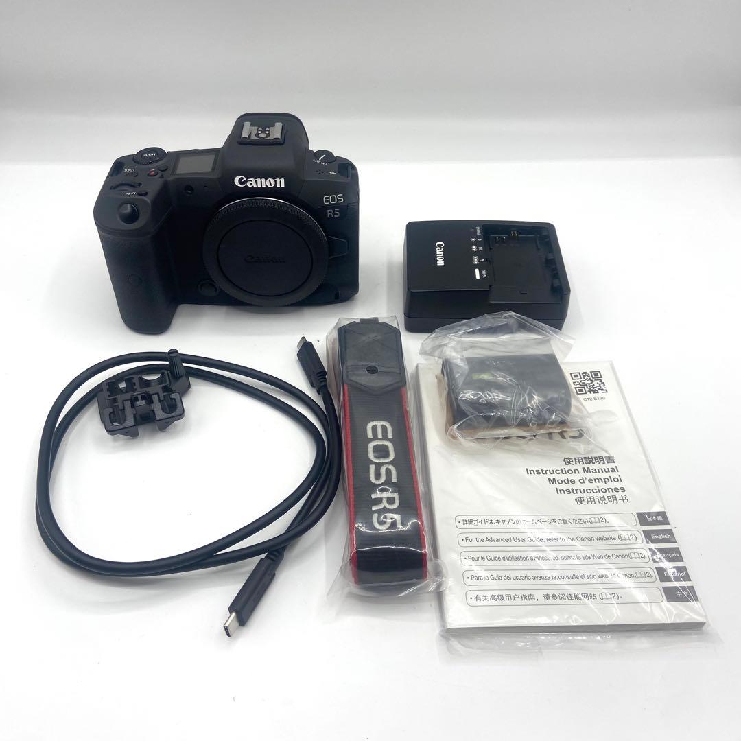 【極美品】　Canon キャノン　EOS R5 ミラーレスカメラ　デジタルカメラ