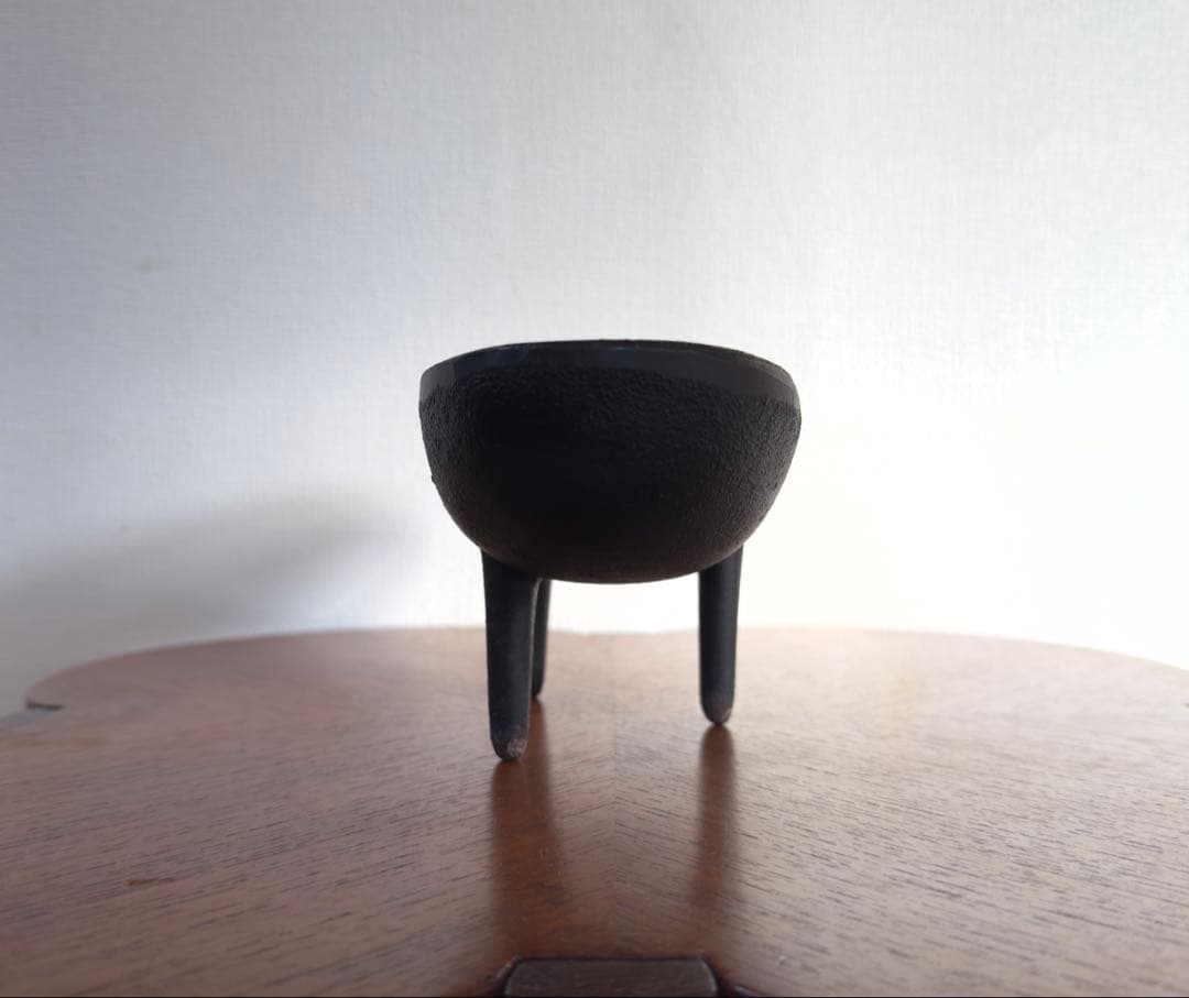 名作 南部鉄器 70年代 水盤 三つ足 モダン ミッドセンチュリー ビンテージ