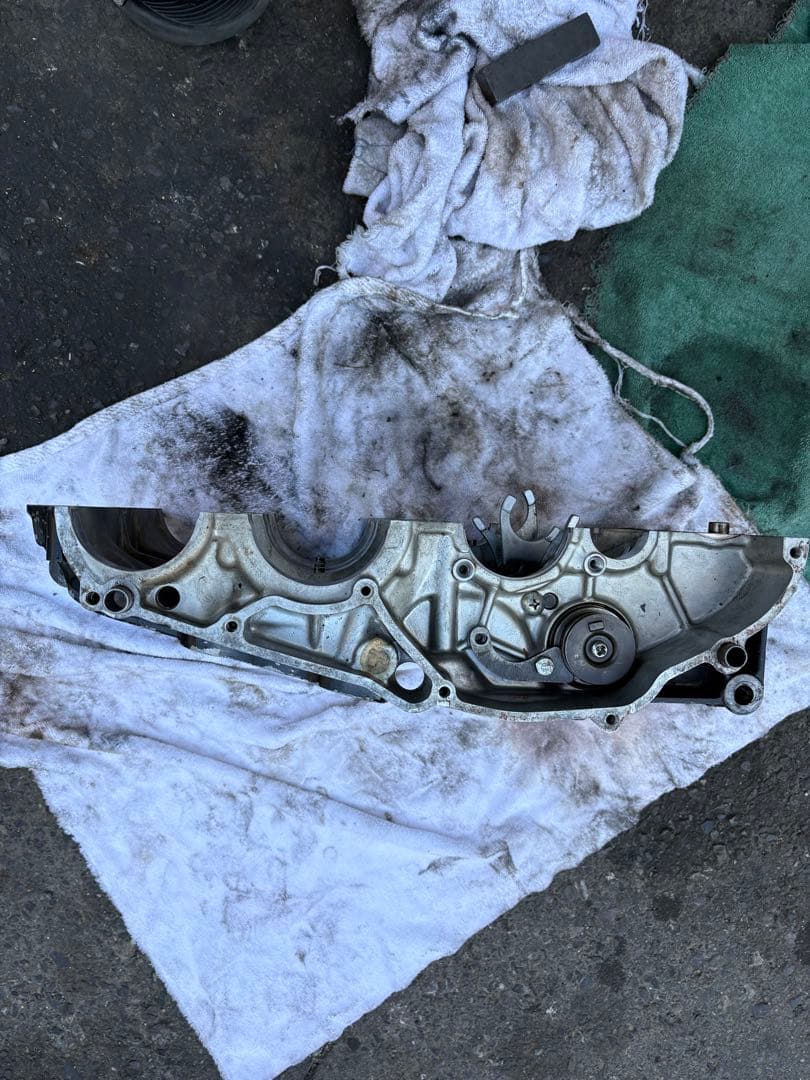 GS400 クランクケース　腰下