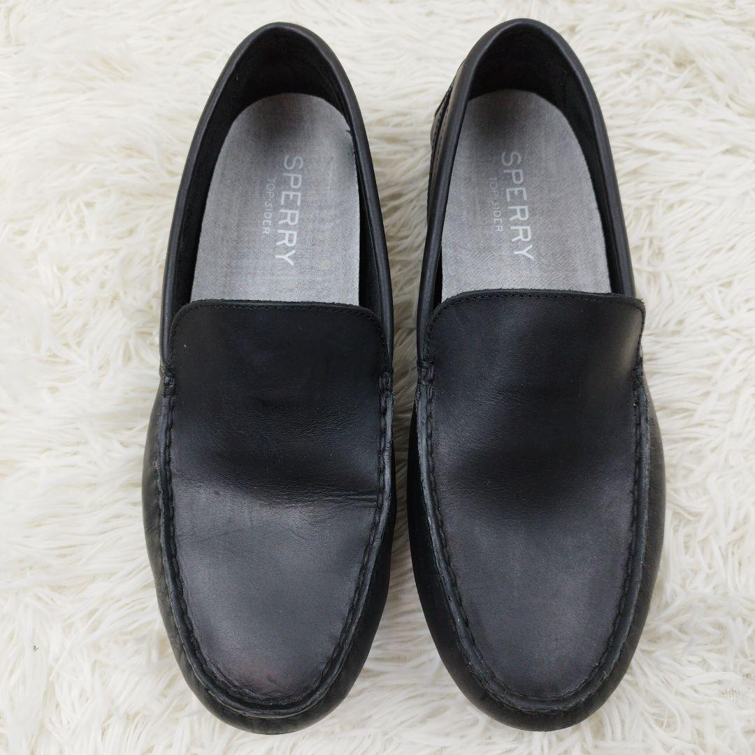 ✨未使用級極美品✨ スペリートップサイダー ドライビングシューズ レザー 黒