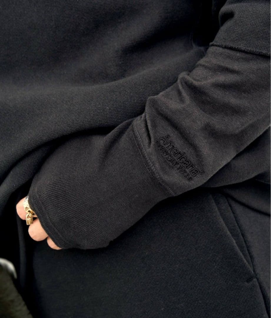 【AMERICANA】 CREWNECK LONG SLEEVE TEE