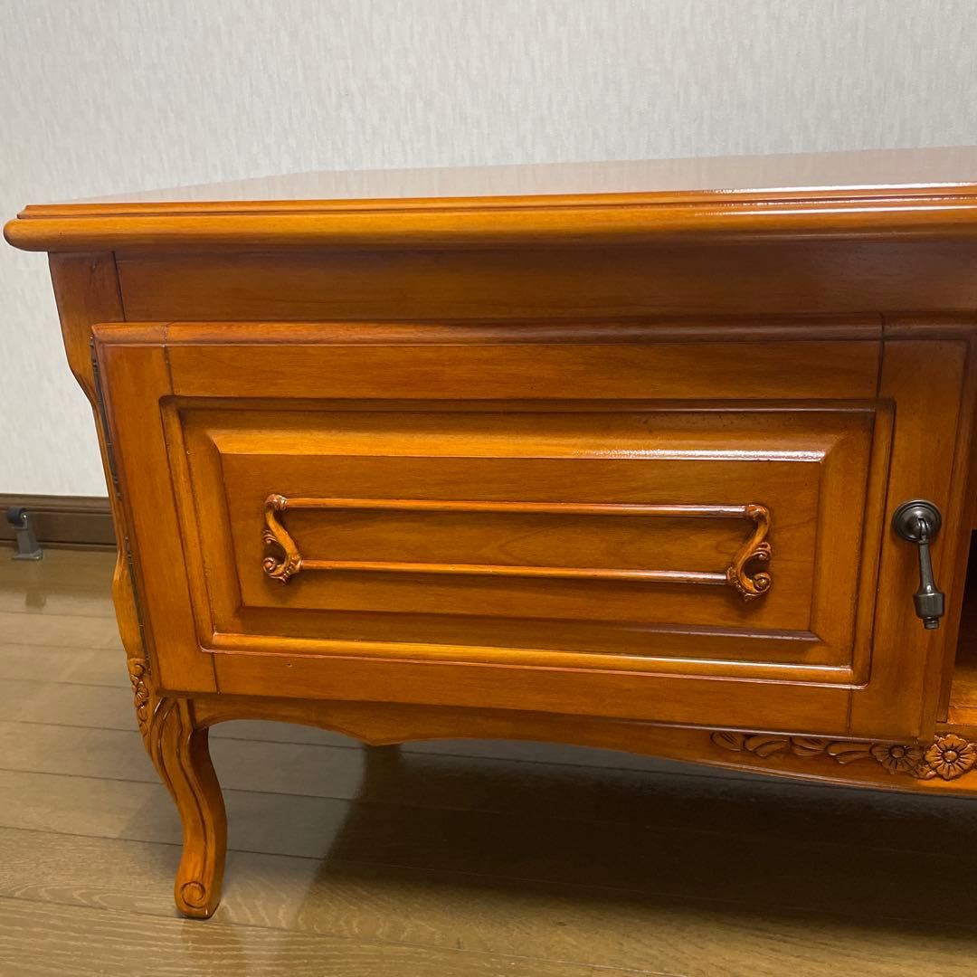フィオーレ 木製家具 猫足クラシック家具 TVボート TV台 ローボード