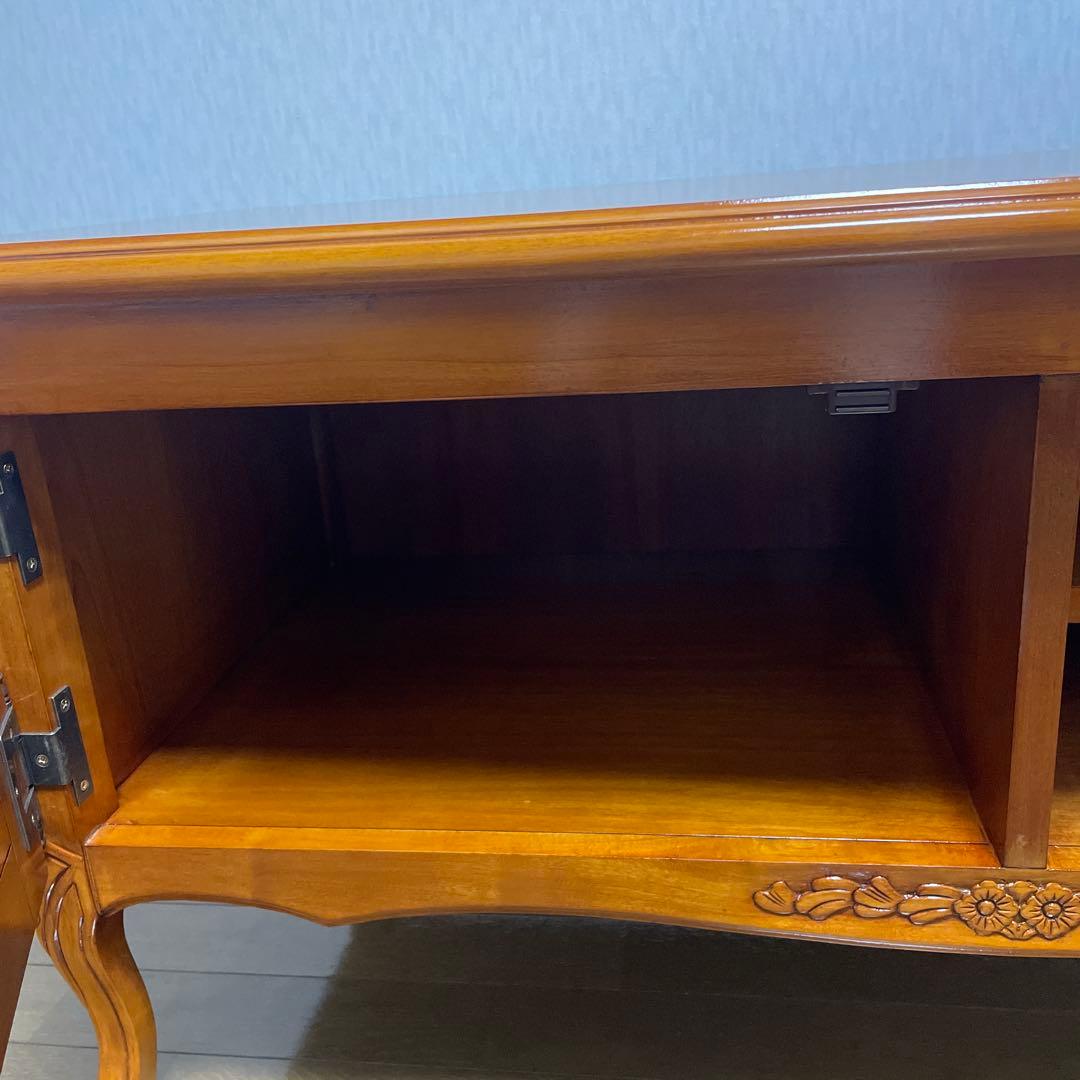 フィオーレ 木製家具 猫足クラシック家具 TVボート TV台 ローボード