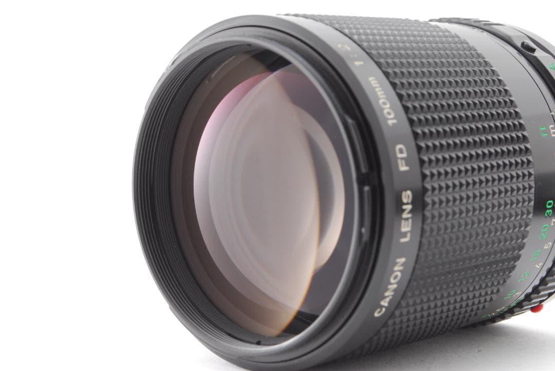 レンズ(単焦点) Canon new FD 100mm F2 Lens #6022
