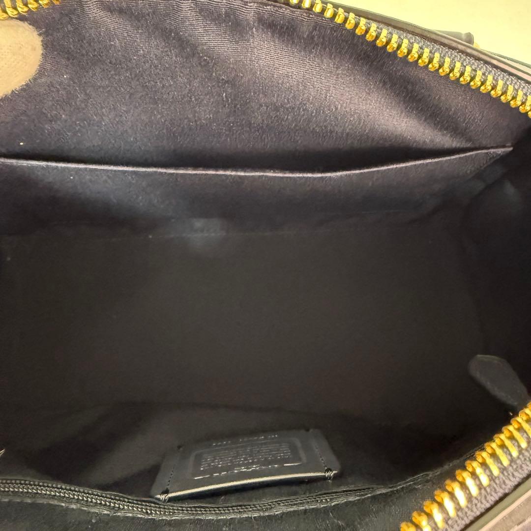 【極美品】COACH 2WAY ミニボストン ショルダーバッグ　レザー