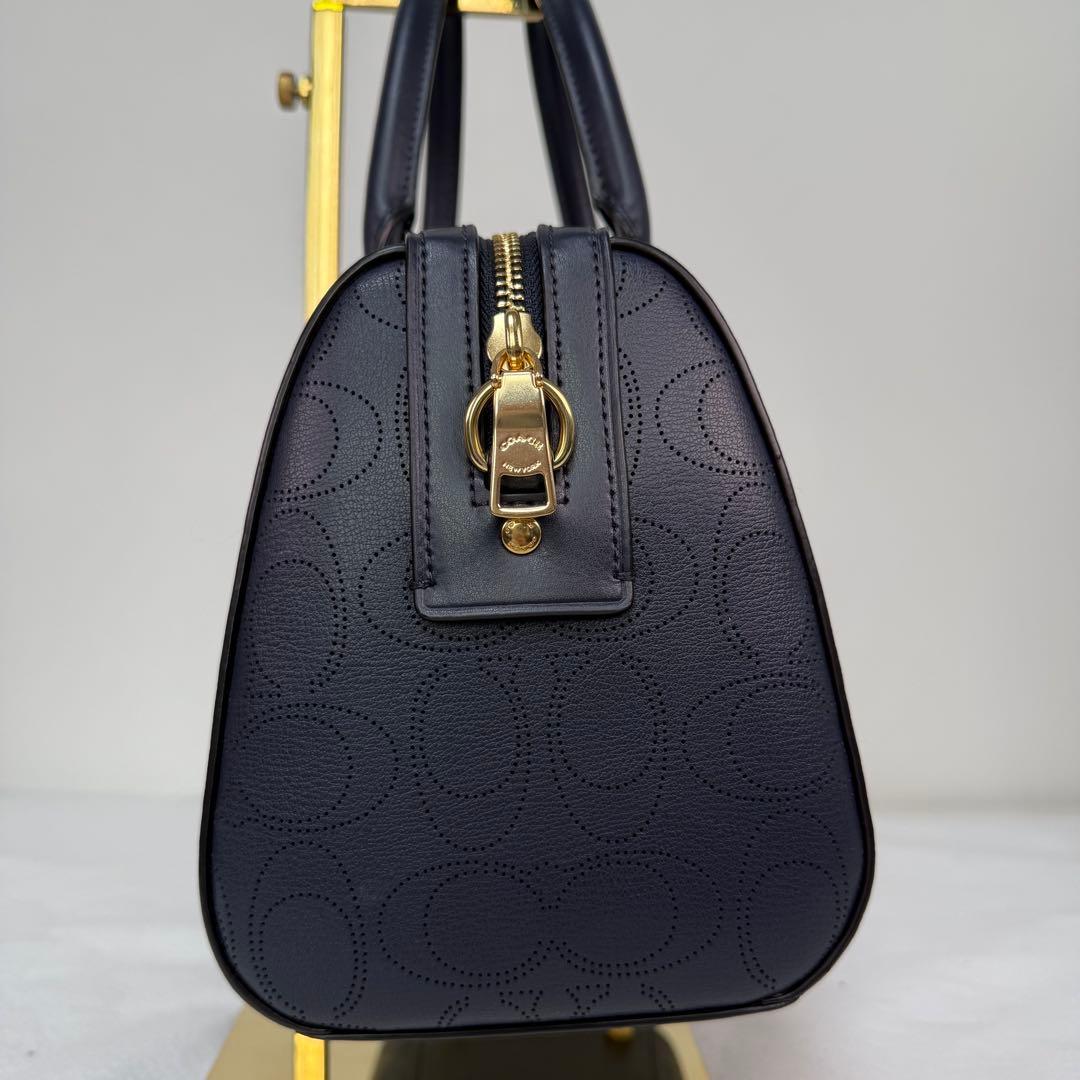 【極美品】COACH 2WAY ミニボストン ショルダーバッグ　レザー