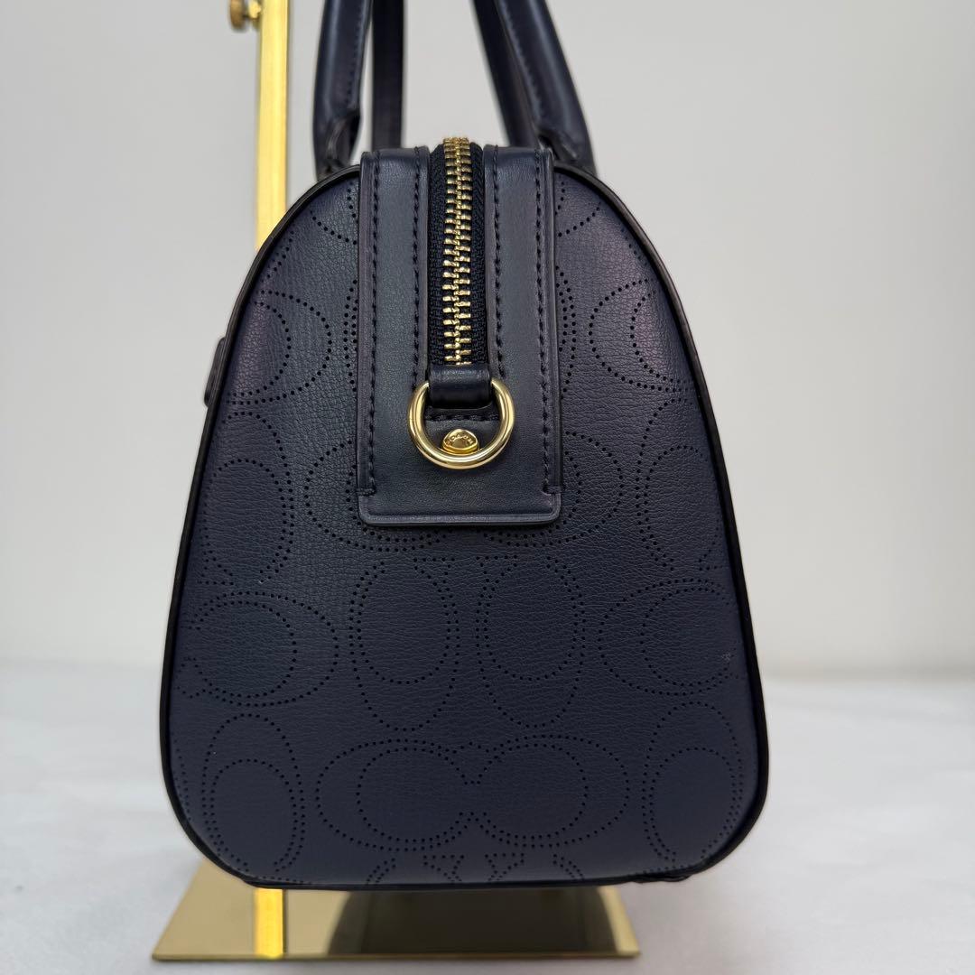 【極美品】COACH 2WAY ミニボストン ショルダーバッグ　レザー