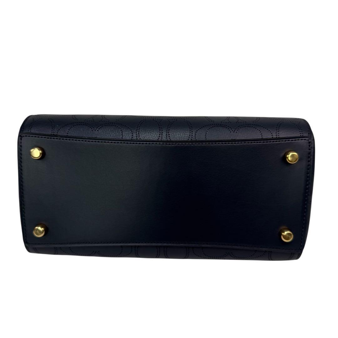 【極美品】COACH 2WAY ミニボストン ショルダーバッグ　レザー