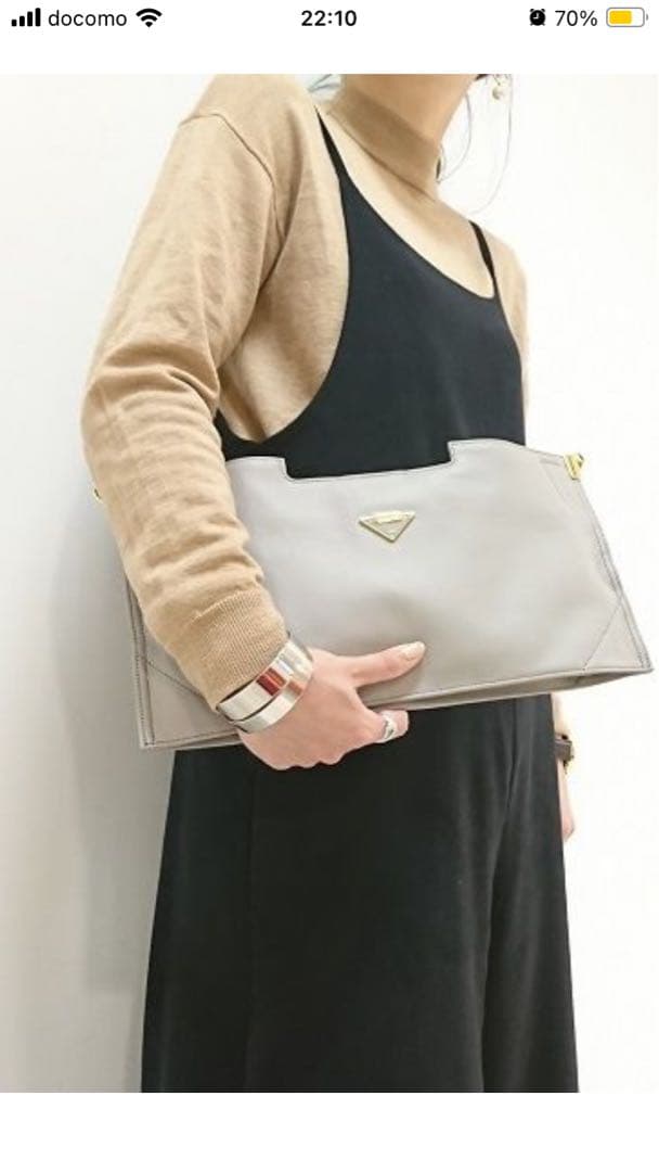 【未使用】ATAO イアンヌ オズ 3way ハンドバッグ ショルダー クラッチ