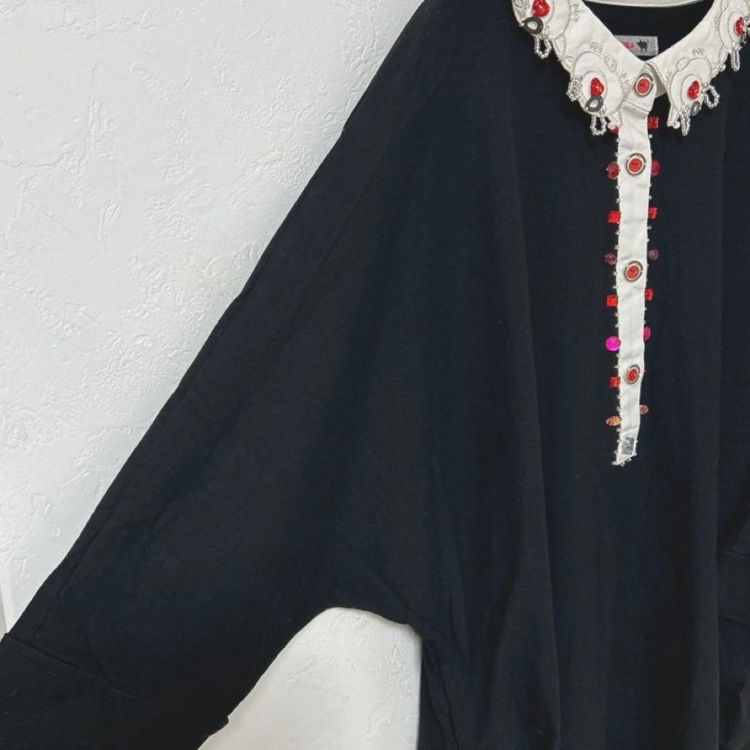 【美品】アルベロベロ/オレボレブラ　長袖チュニック　ぶたさん　日本製