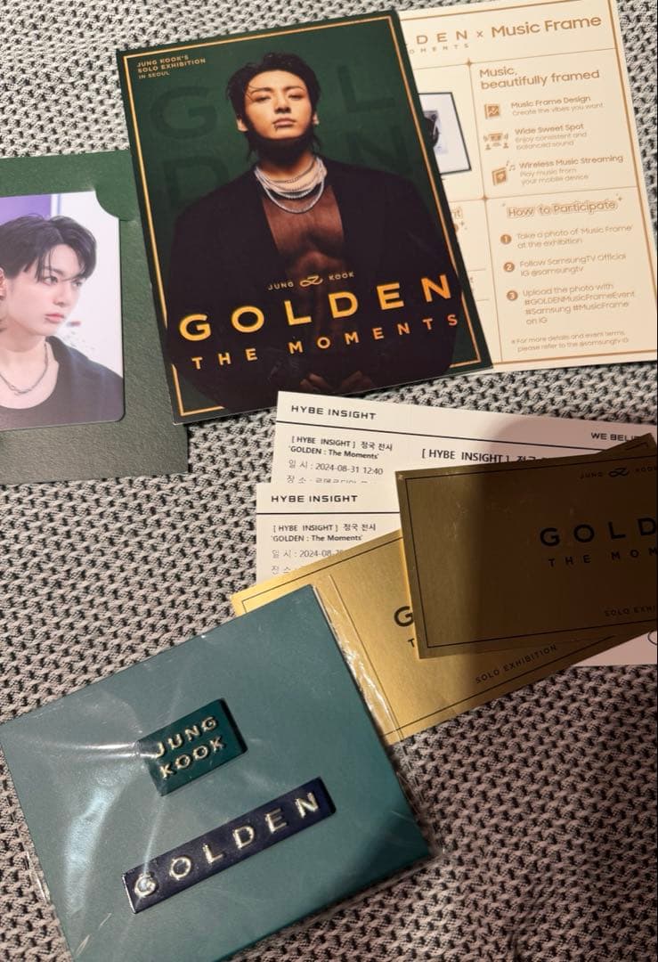 BTS JUNGKOOK ジョングク 特典トレカ 7種コンプ GOLDEN