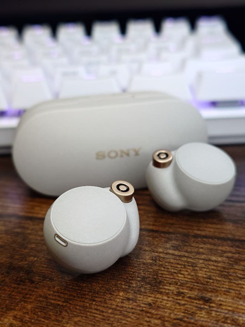 く*ま様 【美品】SONY WF-1000XM4 ワイヤレスイヤホン プラチナシ