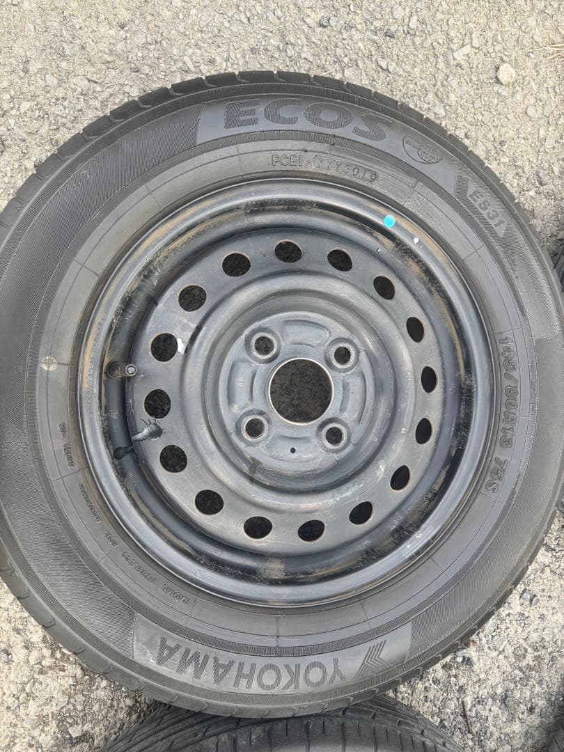 【送料無料】13インチタイヤホイール4本セット145/80R13 2019年製