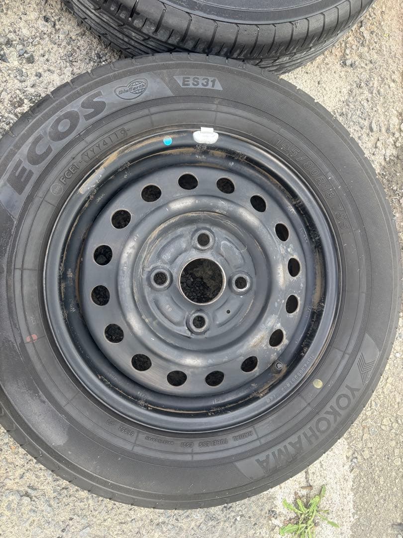 【送料無料】13インチタイヤホイール4本セット145/80R13 2019年製