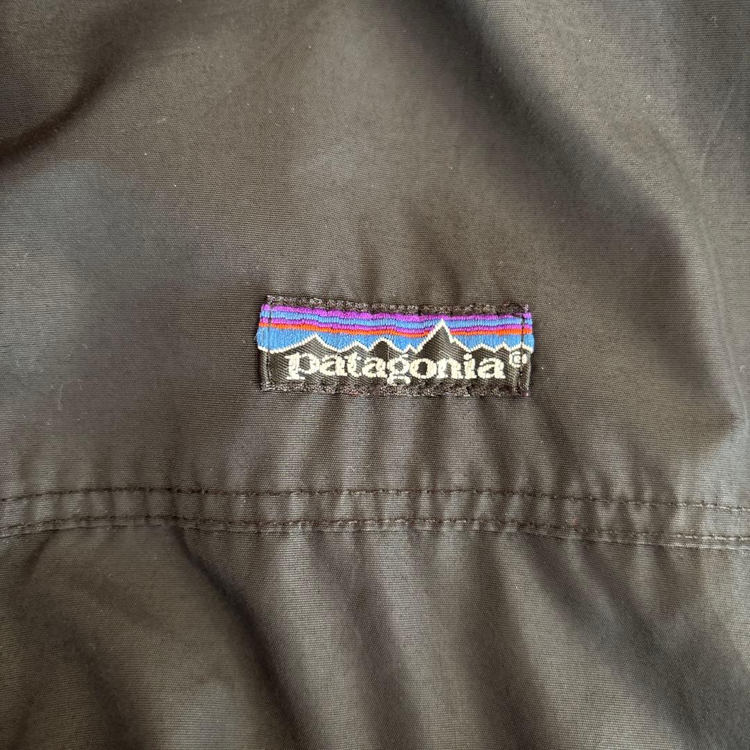 80s patagonia シェルドシンチラ／黒USA製Lサイズ