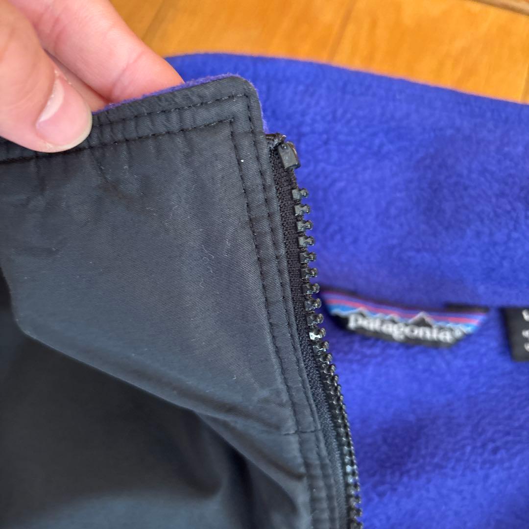 80s patagonia シェルドシンチラ／黒USA製Lサイズ