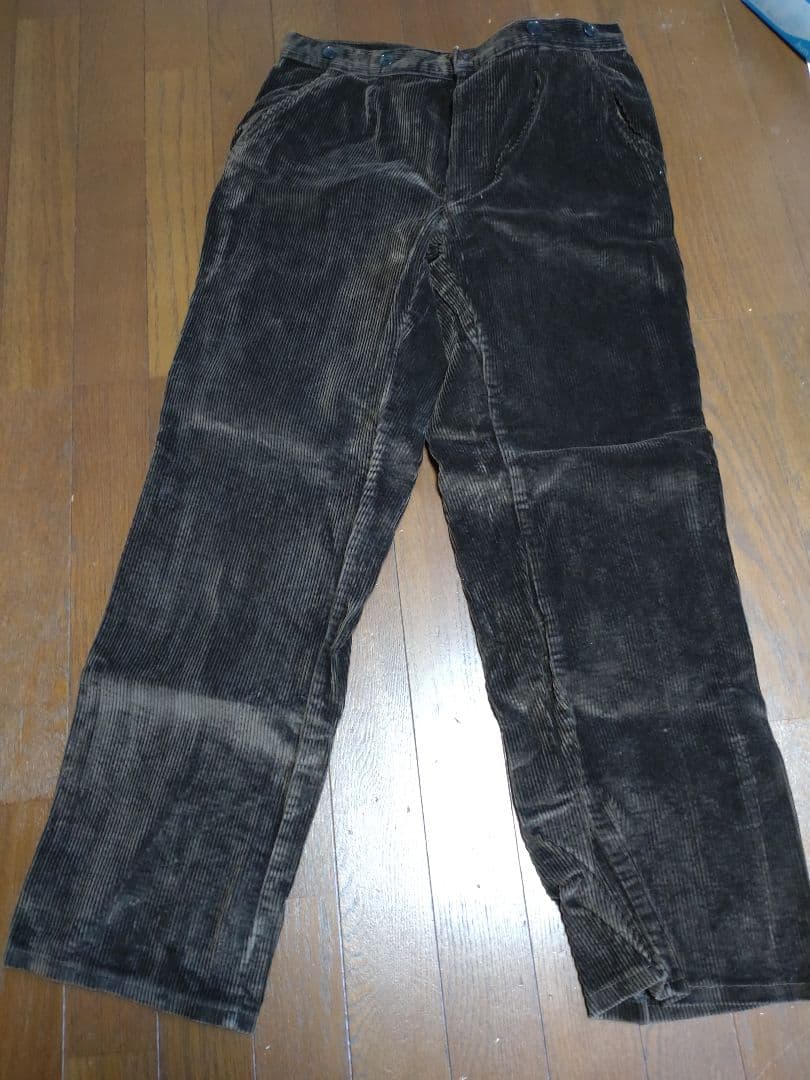 フランス　コーデュロイパンツ　ヴィンテージ　モールスキン　ワーク