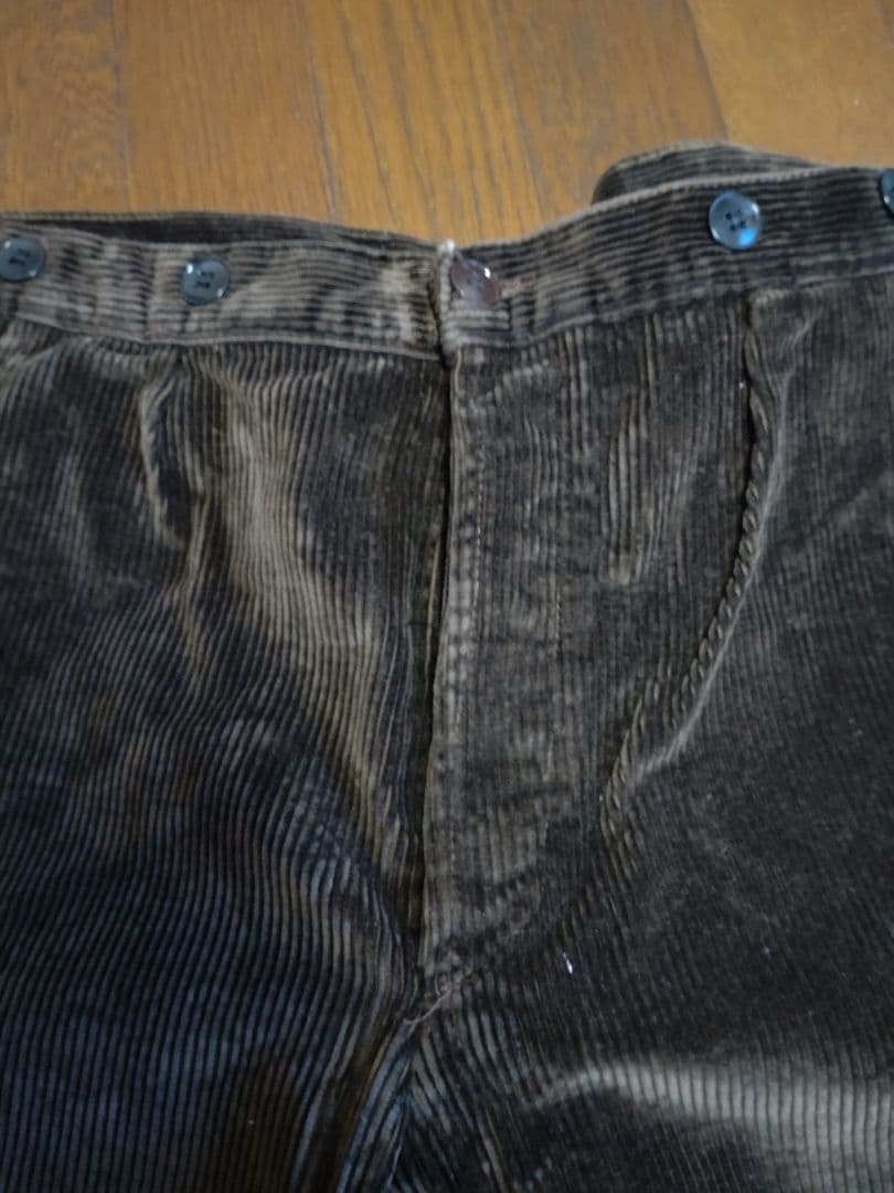 フランス　コーデュロイパンツ　ヴィンテージ　モールスキン　ワーク