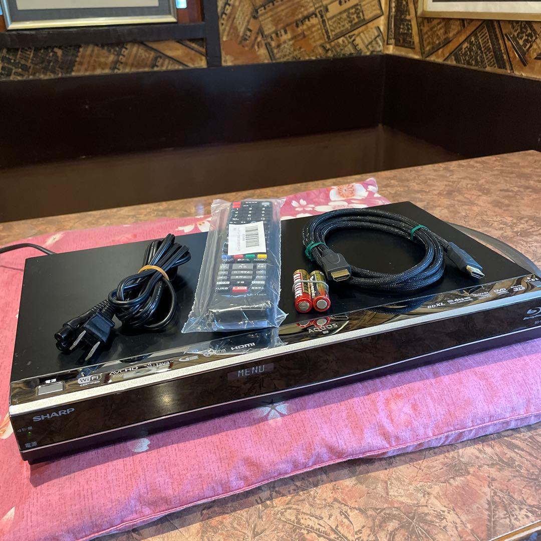 SHARP BD-W1600 12倍録 1TB 新品リモ等付　フル装備 完動品！