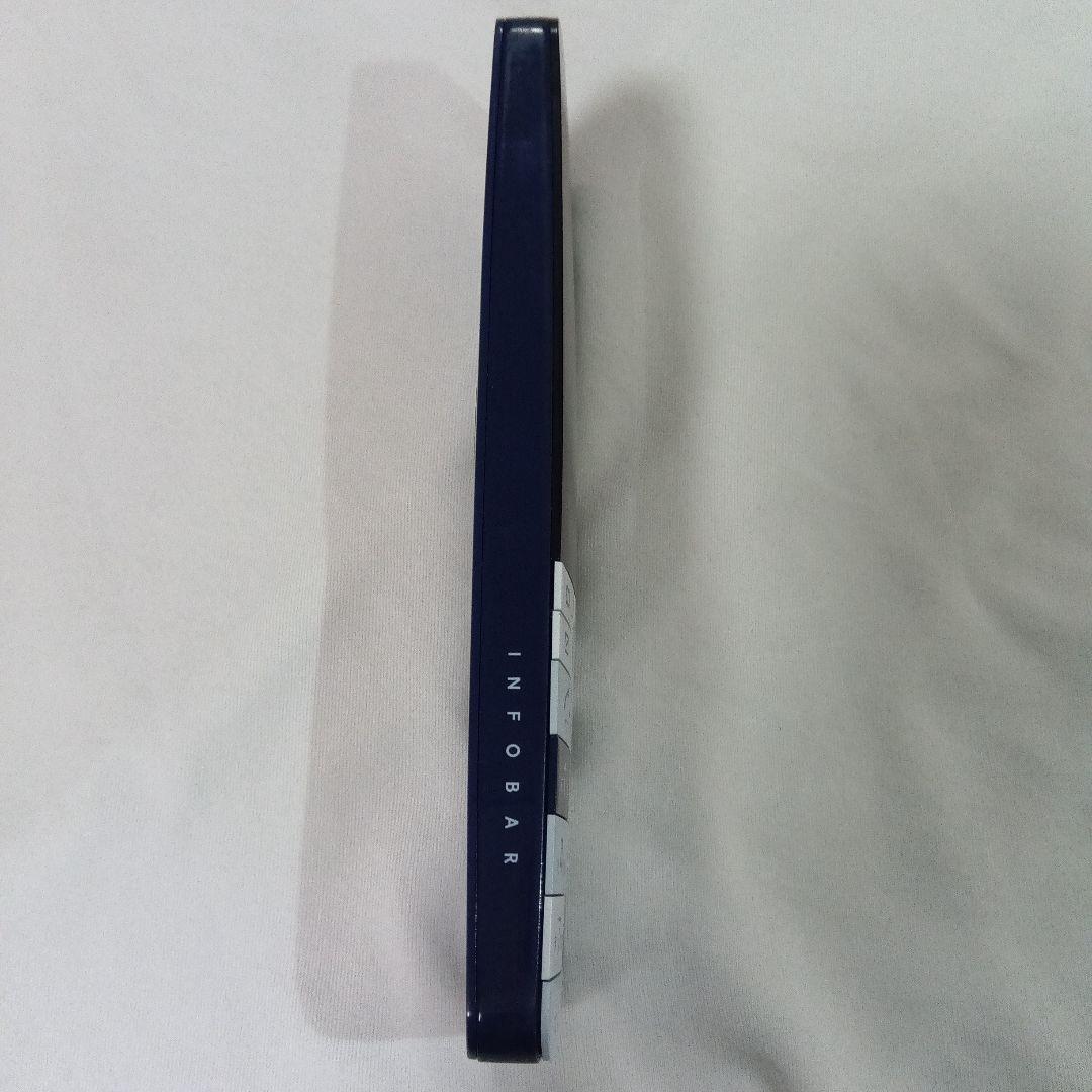 INFOMBAR xvネイビー au 携帯電話本体　インフォバー　KYX31