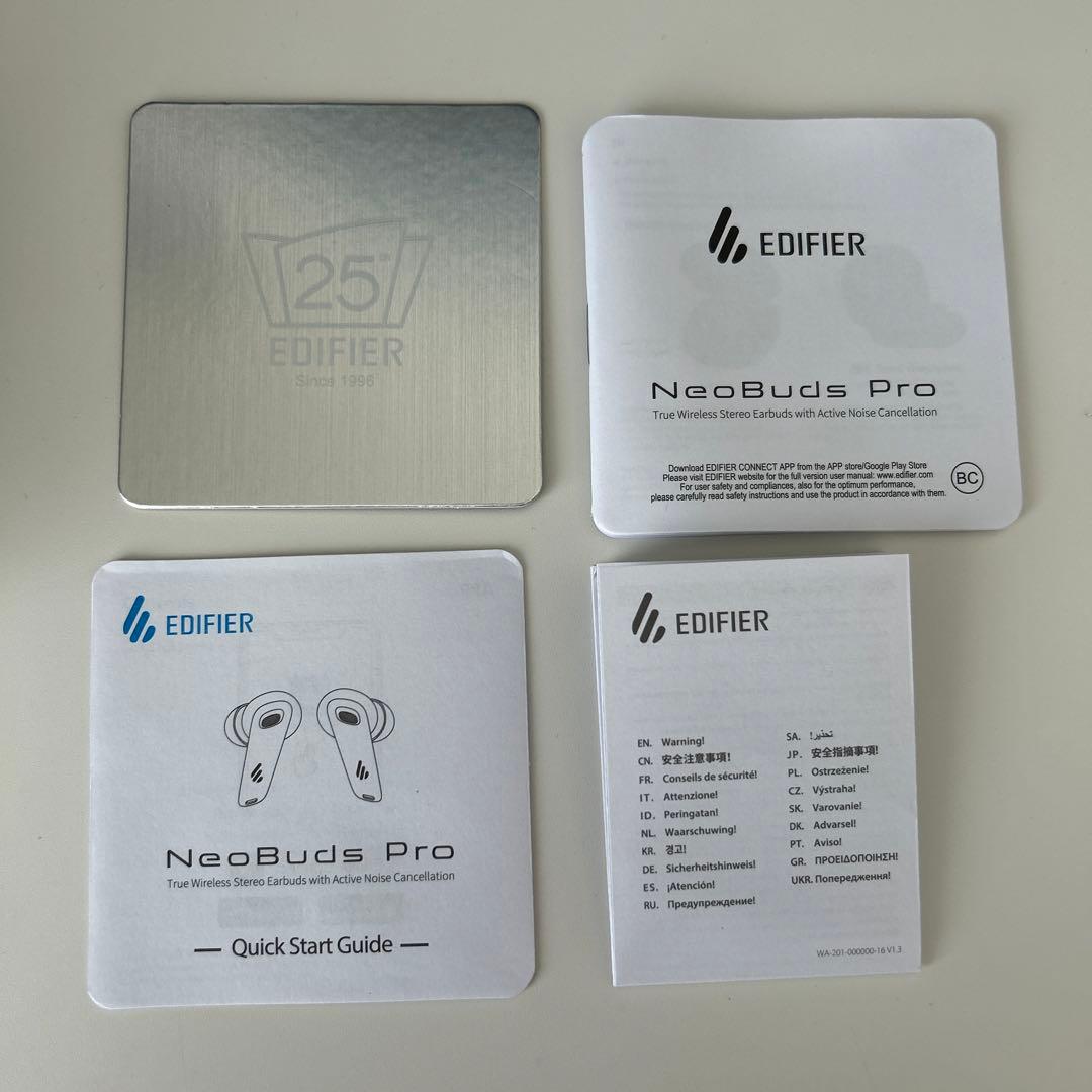 EDIFIER NeoBuds Pro ノイズキャンセリング ワイヤレスイヤホン